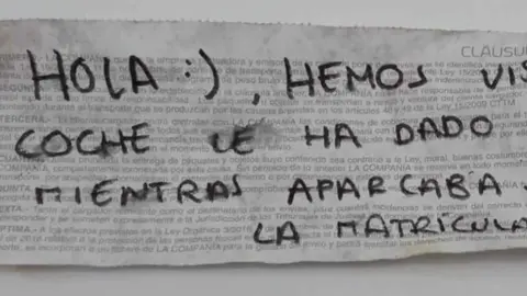 Descubre que le hab&iacute;an dado un golpe a su coche gracias a una denuncia an&oacute;nima en Jerez