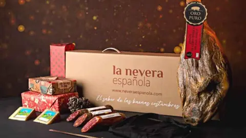 Jam&oacute;n ib&eacute;rico Lote Oro Puro de La Nevera Espa&ntilde;ola
