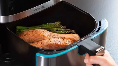 Cecotec Freidora sin Aceite de Aire Cecofry Full InoxBlack 5500