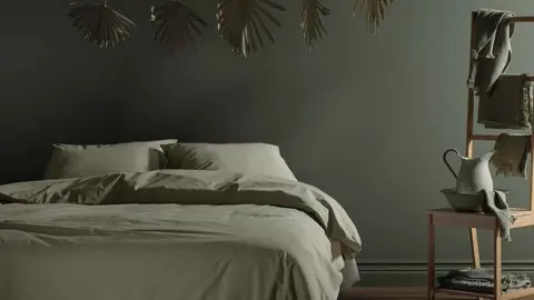 Funda n&oacute;rdica + funda almohada, verde claro KR&Aring;KRISMOTT