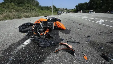 Muere un motorista tras sufrir un accidente de tr&aacute;fico en Tolox (M&aacute;laga)