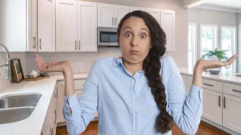 Todos tienen en casa, da vueltas en la cocina y necesita limpieza