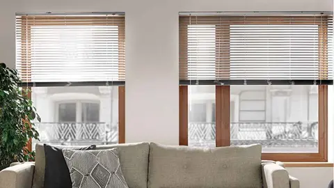 Estor noche y d&iacute;a Veneciana Aluminio El Corte Ingl&eacute;s