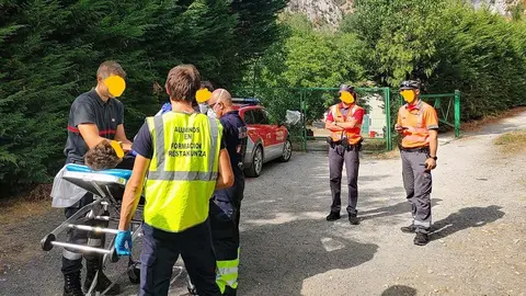 Esta es la terrible ca&iacute;da sufrida por un escalador en la sierra de Dilar (Granada)