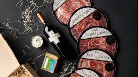 Lote gourmet de jam&oacute;n ib&eacute;rico de La Nevera Espa&ntilde;ola