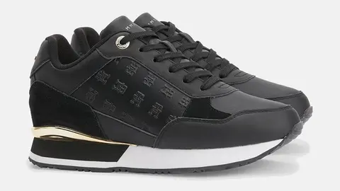 Zapatillas de mujer en negro bajas tipo running TOMMY HILFIGER