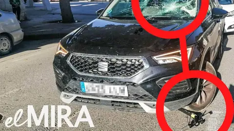 Un menor en monopat&iacute;n herido al cruzar en rojo y ser atropellado por un coche en Jerez 