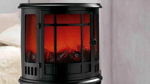 Chimenea decorativa con pies de Lidl