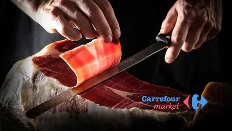 El jam&oacute;n ib&eacute;rico de 7 kilos m&aacute;s vendido de Carrefour arrasa en ventas en el Black Friday