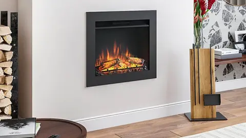 La estufa de Leroy Merlin que metes en la pared imitando a una chimenea es ideal