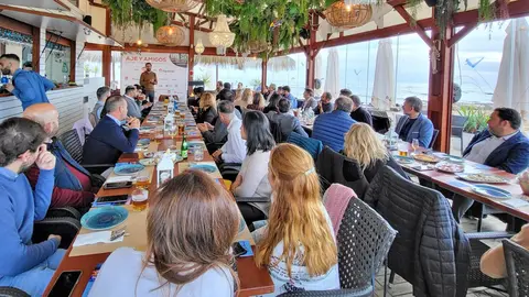 Gran &eacute;xito de asistencia de empresarios j&oacute;venes en la comida de Navidad de AJE C&aacute;diz