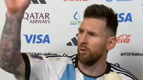 El enfado viral de Lionel Messi tras el partido contra Pa&iacute;ses Bajos en el Mundial de Catar