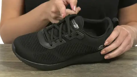 Skechers Bobs Squad Tough Talk en negro