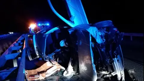 Un muerto y un herido despu&eacute;s de un accidente de tr&aacute;fico en Hu&eacute;rcal-Overa (Almer&iacute;a)