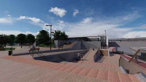 Apeadero zona norte de Jerez