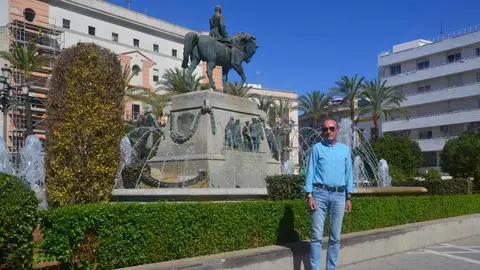 Domingo D&iacute;az, director de la banda de m&uacute;sica de la plaza de toros de Jerez