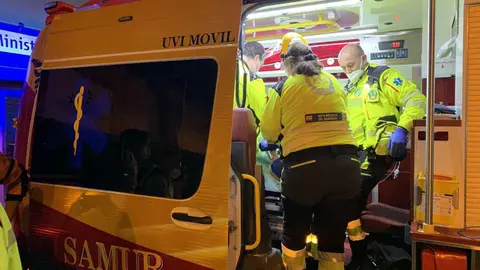 Ambulancia del SAMUR en una foto de archivo