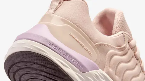 Zapatillas NewFeel Sportwalk Confort rosa de Decathlon