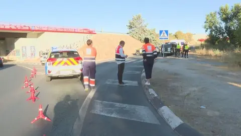 Muere un hombre atropellado en la carretera N-431 a la altura de Lepe
