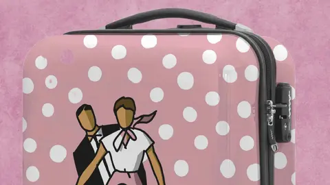 Maleta Trolley rigida TSA Callate La Boca Roma de Lidl