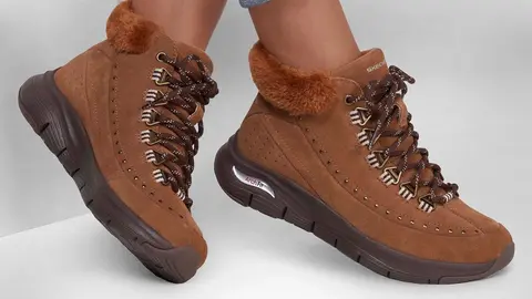 Las botas para que tus pies chorreen de sudor en invierno son de Skechers y las m&aacute;s c&oacute;modas