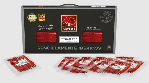 Malet&iacute;n jam&oacute;n ib&eacute;rico de Navidul en Alcampo