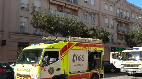 Incendio en un &aacute;tico de la calle Mar&iacute;a&nbsp;Antonia de Jes&uacute;s Tirado de Jerez