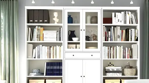 Ikea decora tu sal&oacute;n y guarda todo lo que no utilices con un solo mueble estanter&iacute;a