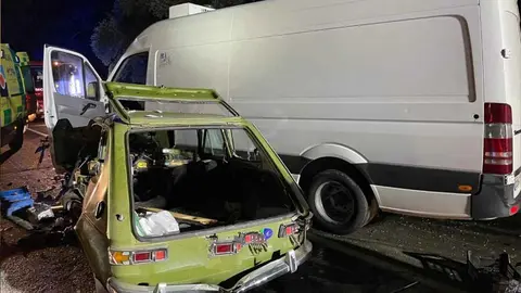 Accidente mortal en Aracena