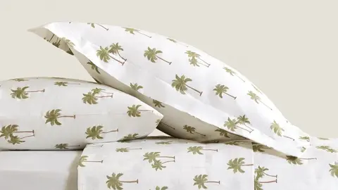Funda n&oacute;rdica con estampado mini palmeras de Zara Home
