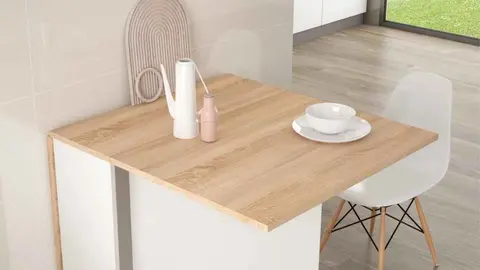 Mesa auxiliar de cocina alas abatible FLY de Leroy Merlin