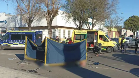 Accidente en el Pol&iacute;gono Store de Sevilla