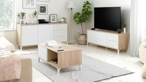 Mesa de centro fija Brooklyn de Leroy Merlin