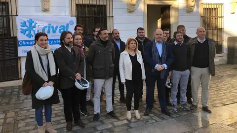 Inicio de las obras en el Centro Cultural Palacio San Dionisio de Jerez