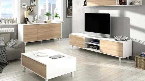 A&ntilde;ade un toque moderno a tu hogar con la mesa de centro Zaiken de Leroy Merlin