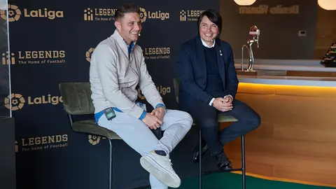 Joaqu&iacute;n en el acto de LaLiga Legends | Salvador L&oacute;pez Medina para El MIRA
