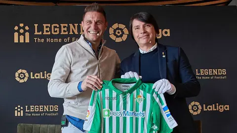 Joaqu&iacute;n en el acto de LaLiga Legends | Salvador L&oacute;pez Medina para El MIRA