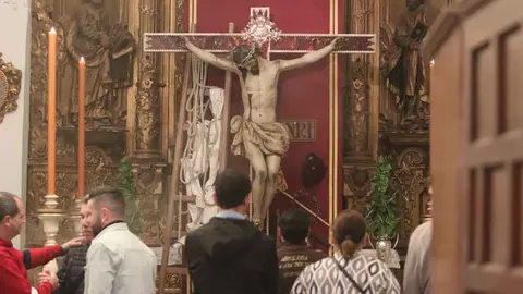 Besapi&eacute;s del Sant&iacute;simo Cristo de la Salud en Jerez