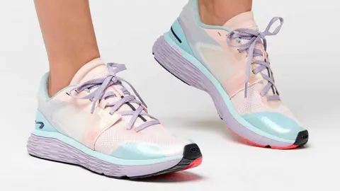 Zapatillas running Mujer Kalenji Confort Mix Pastel de Decathlon