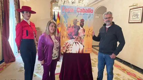 Cartel anunciador de la Feria del Caballo de Jerez 2023