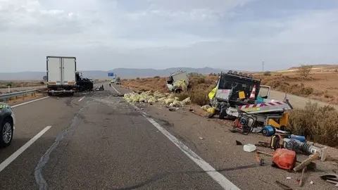 Accidente laboral en Sevilla. As&iacute; es arrollado un trabajador por su propio cami&oacute;n