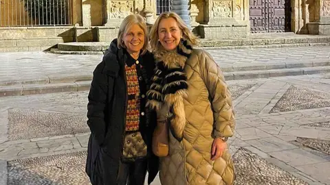 Mar&iacute;a Jos&eacute; Garc&iacute;a-Pelayo y Silvia Valma&ntilde;a