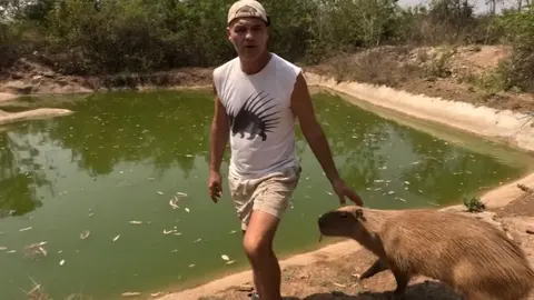 Frank Cuesta explota contra un grupo de youtubers que muestran a un capibara como su mascota