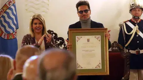 David DeMar&iacute;a con el V Premio D&iacute;a de Andaluc&iacute;a de Jerez