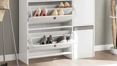 Zapatero con taburete Sobuy de Carrefour