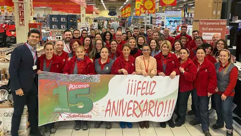 Alcampo celebra su 15 aniversario en Sanl&uacute;car de Barrameda