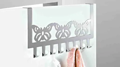 Perchero para puerta con 8 ganchos de Lidl