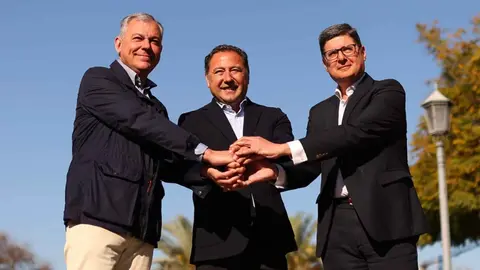 Jos&eacute; Luis Sanz, Ricardo S&aacute;nchez y &Aacute;lvaro Pimentel