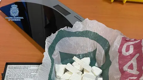 Pillado con coca&iacute;na en Ja&eacute;n. Este es el enorme valor en el mercado de los 56 gramos que llevaba
