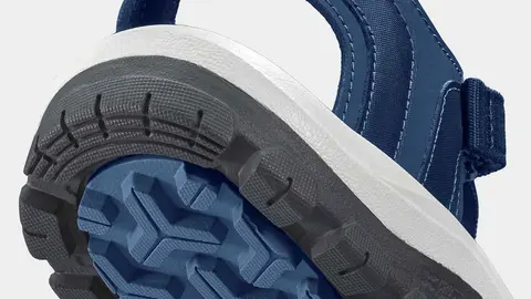 Sandalias de monta&ntilde;a y trekking Mujer Quechua NH110 azul de Decathlon